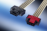 Minibridge Cable System,  Single Row, PVC (12 pins, 300mm, AFU (Angled, friction lock))